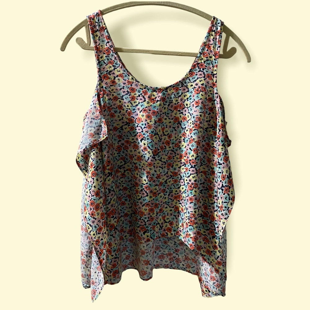 Womens Flower Tank Top